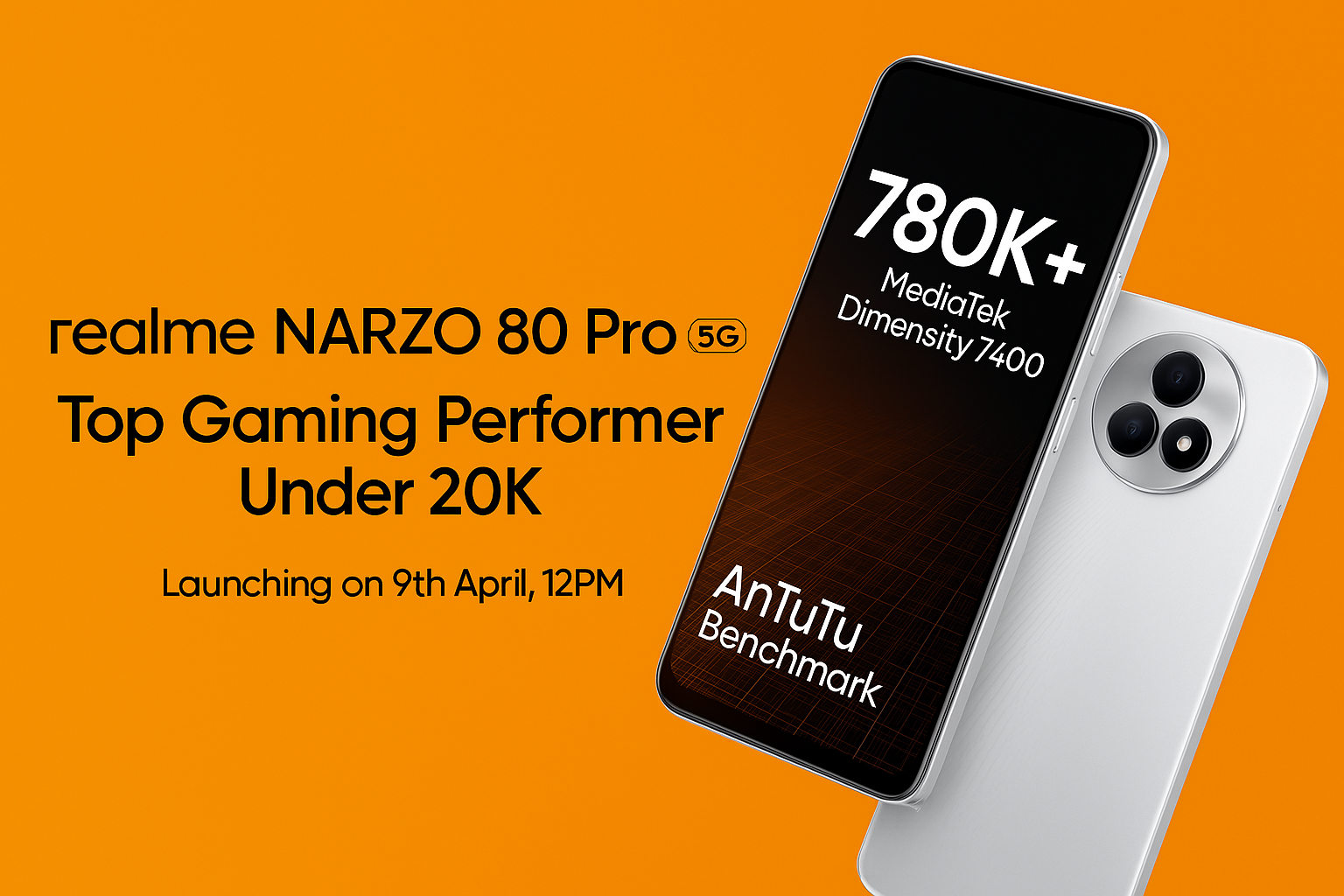 Realme Narzo 80 Pro 5G: Top Gaming Performer Under 20K