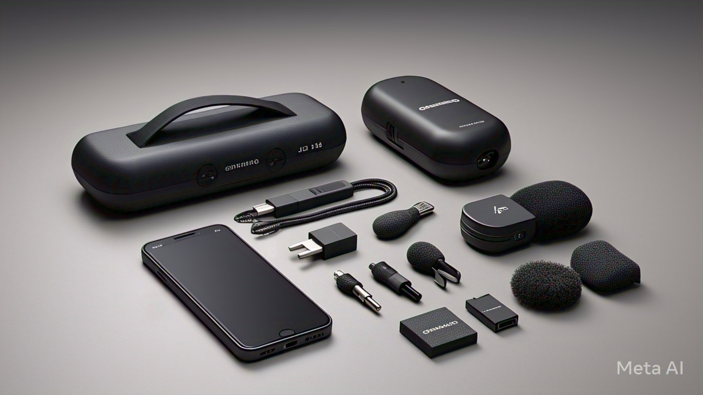 GRENARO Mic for YouTube Wireless, 3-Level Adjustable Noise Reduction Mic Wireless, Wireless Microphone for Youtubers with LED Indicator Light (Single Channel Type-C Port Version)